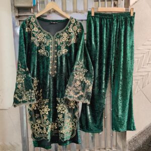 STYLISH  VELVET COORDSET